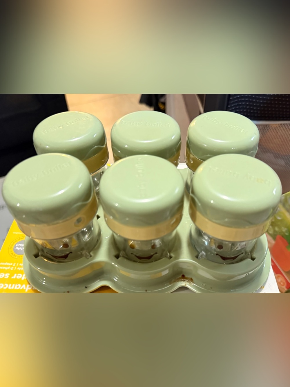 Munchkin Mint Green Baby Food Storage Set - 6 Jars